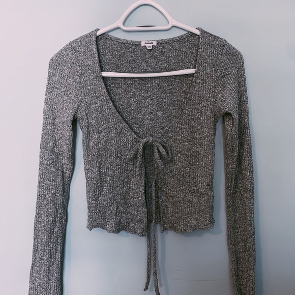 GARAGE Smokey tie Cardigan - Picture 2 of 4